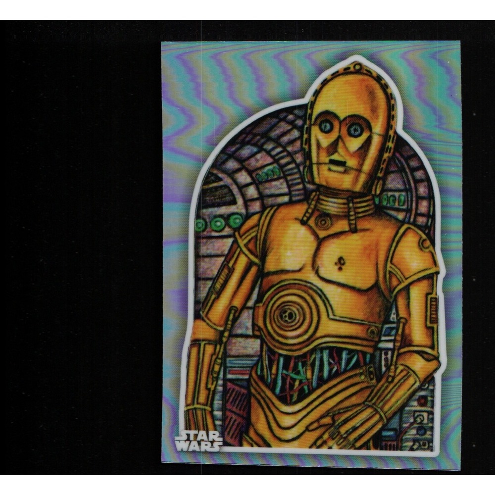 2023 Topps Chrome Star Wars C-3PO Return of the Jedi 40th Anniversary Insert